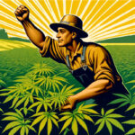 Hemp farmer propaganda image